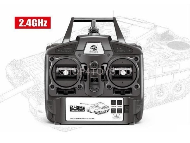 Радиоуправляемый танк Heng Long King Tiger MS version V7.0 масштаб 1:16 2.4G - 3888A-1-UpgA-V7 Радиоуправляемый танк Heng Long King Tiger MS version V7.0 масштаб 1:16 2.4G - 3888A-1-UpgA-V7