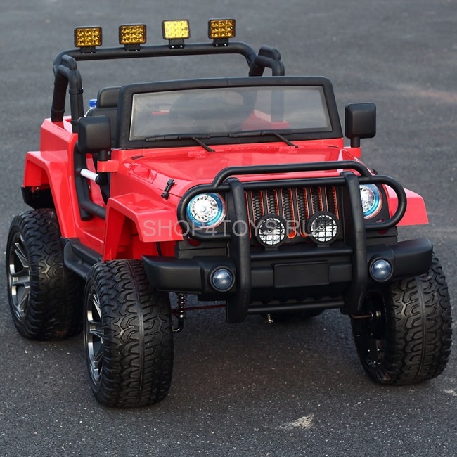 Радиоуправляемый красный джип Wrangler 2WD 2.4G - WXE1688 Радиоуправляемый красный джип Wrangler 2WD 2.4G - WXE1688