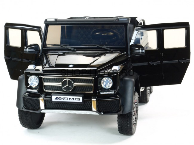 Двухместный электромобиль Mercedes Benz G63 6x6 4WD - ABL1801-BLACK-PAINT