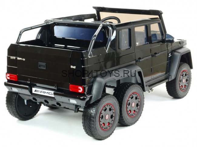Двухместный электромобиль Mercedes Benz G63 6x6 4WD - ABL1801-BLACK-PAINT