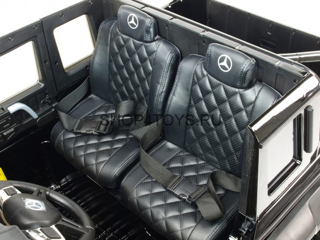 Двухместный электромобиль Mercedes Benz G63 6x6 4WD - ABL1801-BLACK-PAINT