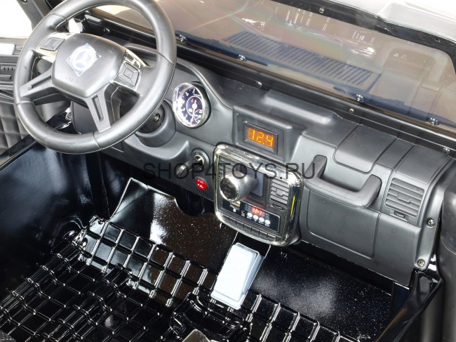 Двухместный электромобиль Mercedes Benz G63 6x6 4WD - ABL1801-BLACK-PAINT
