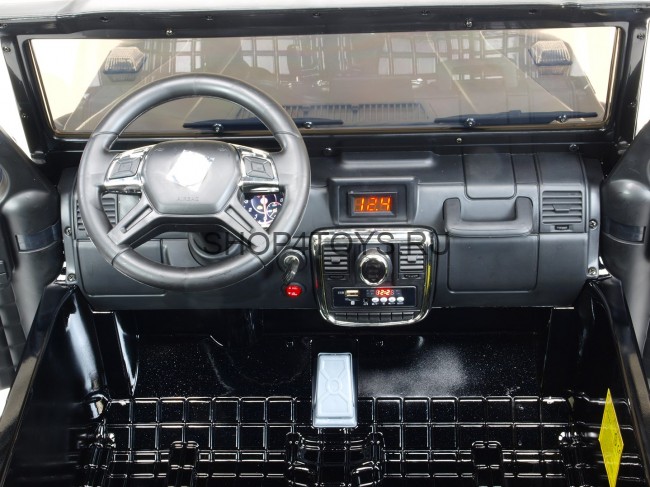 Двухместный электромобиль Mercedes Benz G63 6x6 4WD - ABL1801-BLACK-PAINT