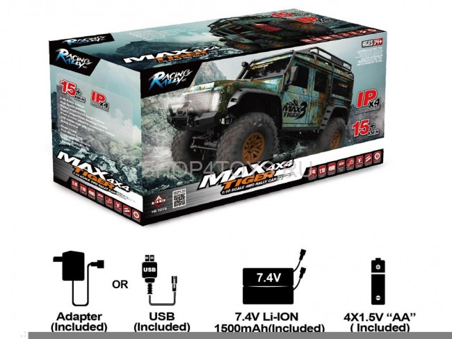 Радиоуправляемый краулер Huang Bo 4WD 1:10 RTR 2.4G - HB-ZP1001 Радиоуправляемый краулер Huang Bo 4WD 1:10 RTR 2.4G - HB-ZP1001