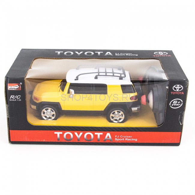 Радиоуправляемая машина Toyota FJ Cruiser Yellow 1:24 - 27055-Y Радиоуправляемая машина Toyota FJ Cruiser Yellow 1:24 - 27055-Y