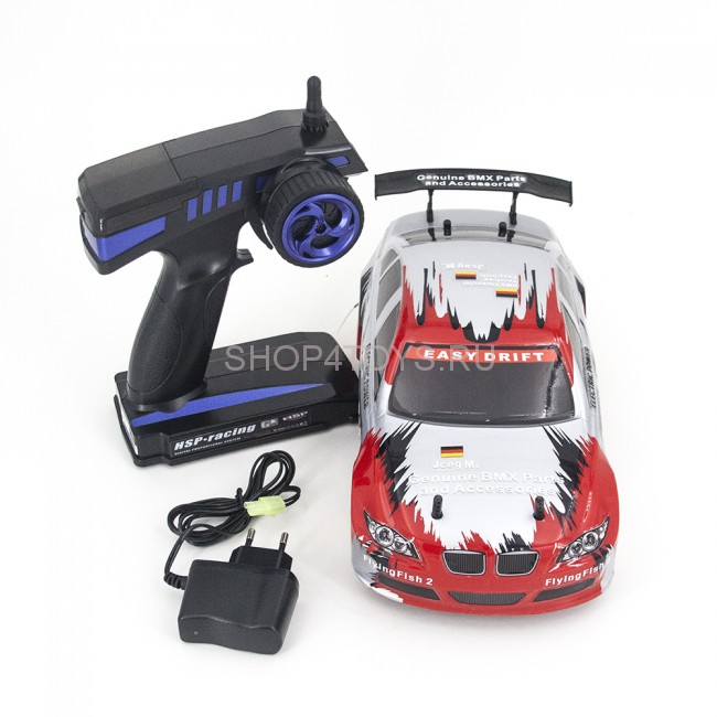 Радиоуправляемая машина для дрифта HSP FlyingFish2 BMW Drift Car 4WD 1:16 2.4G - 94163-16302 Радиоуправляемая машина для дрифта HSP FlyingFish2 BMW Drift Car 4WD 1:16 2.4G - 94163-16302