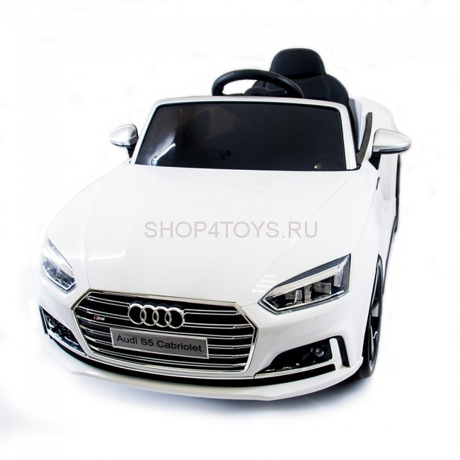 Детский электромобиль Audi S5 Cabriolet LUXURY 2.4G - White - HL258-LUX-W Детский электромобиль Audi S5 Cabriolet LUXURY 2.4G - White - HL258-LUX-W