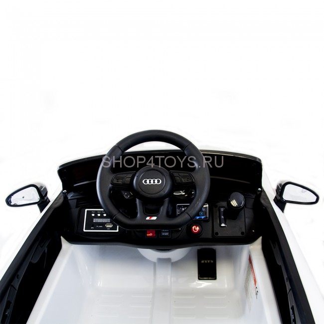 Детский электромобиль Audi S5 Cabriolet LUXURY 2.4G - White - HL258-LUX-W Детский электромобиль Audi S5 Cabriolet LUXURY 2.4G - White - HL258-LUX-W