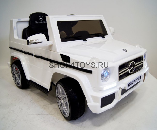 Детский электромобиль Mercedes-Benz G65 White 12V 2.4G - LS-528-W Детский электромобиль Mercedes-Benz G65 White 12V 2.4G - LS-528-W
