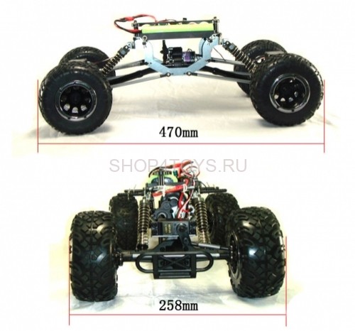 Радиоуправляемый краулер HSP Pangolin Electric Off-Road Long Crawler 4WD 1:10 - 94180L - 2.4G