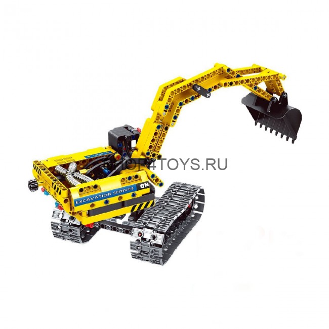 Конструктор 2 в 1 (экскаватор и робот) QiHui Technics 342 детали - QH6801 Конструктор 2 в 1 (экскаватор и робот) QiHui Technics 342 детали - QH6801