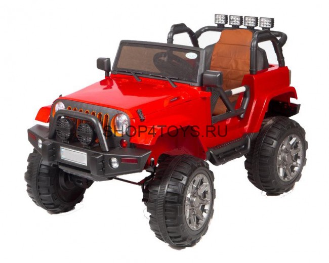 Детский электромобиль Red Jeep 2WD 12V 2.4G - BDM0905 Детский электромобиль Red Jeep 2WD 12V 2.4G - BDM0905