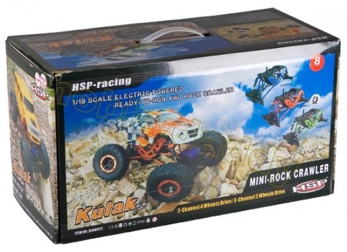 Радиоуправляемый краулер HSP Kulak Electric Crawler 4WD 1:18 - 94680T2 - 2.4G