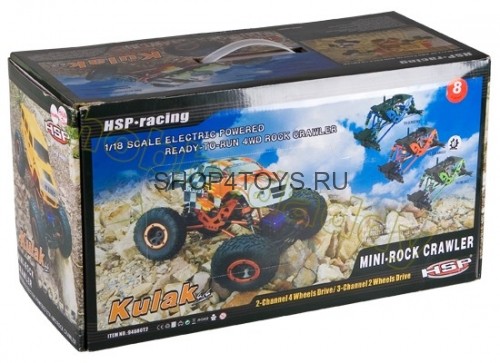 Радиоуправляемый краулер HSP Kulak Electric Crawler 4WD 1:18 - 94680T2 - 2.4G