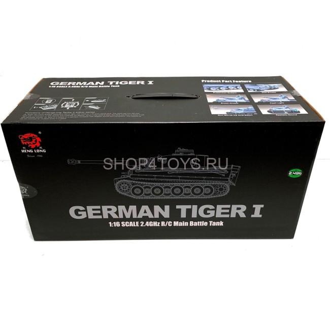 Радиоуправляемый танк Heng Long German Tiger Pro V7.0 масштаб 1:16 2.4G - 3818-1PRO-V7 Радиоуправляемый танк Heng Long German Tiger Pro V7.0 масштаб 1:16 2.4G - 3818-1PRO-V7