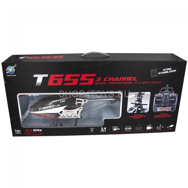 Радиоуправляемый вертолет MJX R/C T655 RED 2.4G - T655-R Радиоуправляемый вертолет MJX R/C T655 RED 2.4G - T655-R
