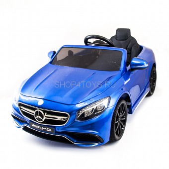 Детский электромобиль Mercedes Benz S63 LUXURY 2.4G - Blue - HL169-LUX Детский электромобиль Mercedes Benz S63 LUXURY 2.4G - Blue - HL169-LUX
