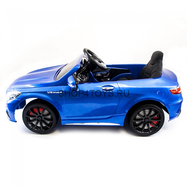 Детский электромобиль Mercedes Benz S63 LUXURY 2.4G - Blue - HL169-LUX Детский электромобиль Mercedes Benz S63 LUXURY 2.4G - Blue - HL169-LUX