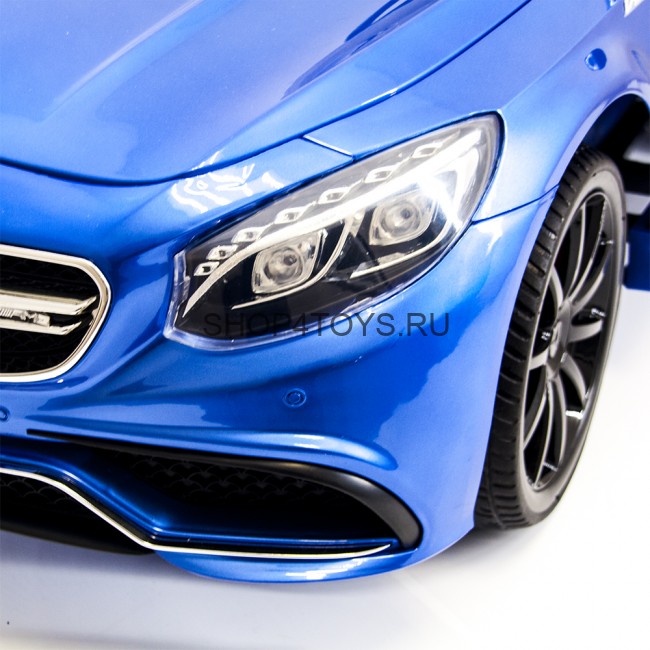 Детский электромобиль Mercedes Benz S63 LUXURY 2.4G - Blue - HL169-LUX Детский электромобиль Mercedes Benz S63 LUXURY 2.4G - Blue - HL169-LUX