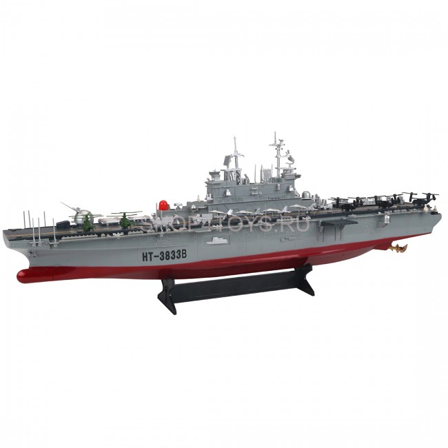 Радиоуправляемый корабль Heng Tai десантный корабль Wasp 1:350 2.4G - HT-3833B Радиоуправляемый корабль Heng Tai десантный корабль Wasp 1:350 2.4G - HT-3833B