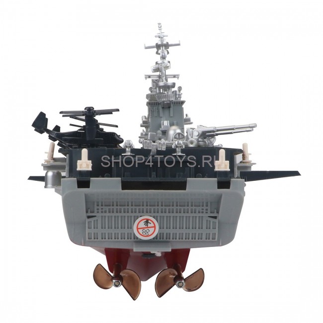 Радиоуправляемый корабль Heng Tai десантный корабль Wasp 1:350 2.4G - HT-3833B Радиоуправляемый корабль Heng Tai десантный корабль Wasp 1:350 2.4G - HT-3833B