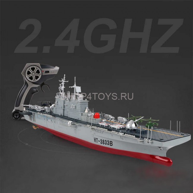 Радиоуправляемый корабль Heng Tai десантный корабль Wasp 1:350 2.4G - HT-3833B Радиоуправляемый корабль Heng Tai десантный корабль Wasp 1:350 2.4G - HT-3833B