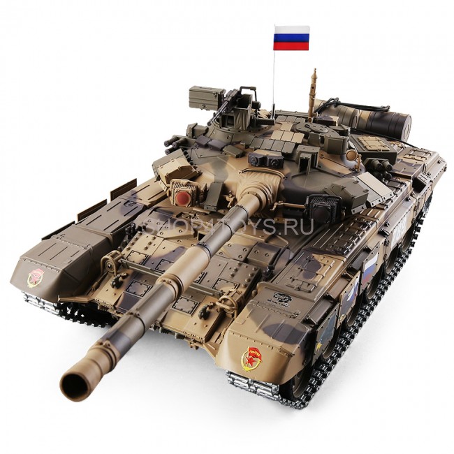 Радиоуправляемый танк Heng Long T90 Pro Russia 1:16 (ИК+Пневмо) 2.4G - 3938-1PRO-MS V6.0 Радиоуправляемый танк Heng Long T90 Pro Russia 1:16 (ИК+Пневмо) 2.4G - 3938-1PRO-MS V6.0