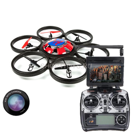 Радиоуправляемый гексакоптер WLtoys SkyWalker с HD камерой FPV 2.4G - V323 FPV Радиоуправляемый гексакоптер WLtoys SkyWalker с HD камерой FPV 2.4G - V323 FPV