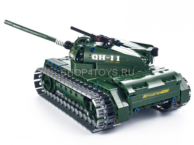 Радиоуправляемый конструктор танк QiHui Technics 4CH 2.4G 453 деталей - QH8011 Радиоуправляемый конструктор танк QiHui Technics 4CH 2.4G 453 деталей - QH8011