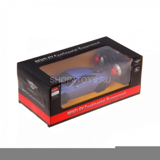 Радиоуправляемая машина MZ Bentley Continental Blue 1:24 - 27040-BLUE Радиоуправляемая машина MZ Bentley Continental Blue 1:24 - 27040-BLUE