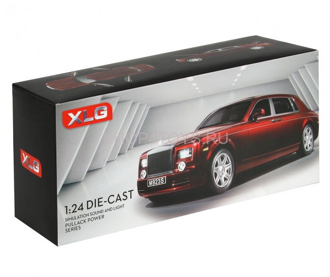 Металлическая модель Rolls-Royce Phantom Black 1:24 (свет, звук, инерция) - M923S-6 Металлическая модель Rolls-Royce Phantom Black 1:24 (свет, звук, инерция) - M923S-6