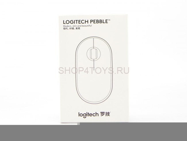 Беспроводная компактная мышь Logitech Pebble M350 White - 910-005541 Беспроводная компактная мышь Logitech Pebble M350 White - 910-005541