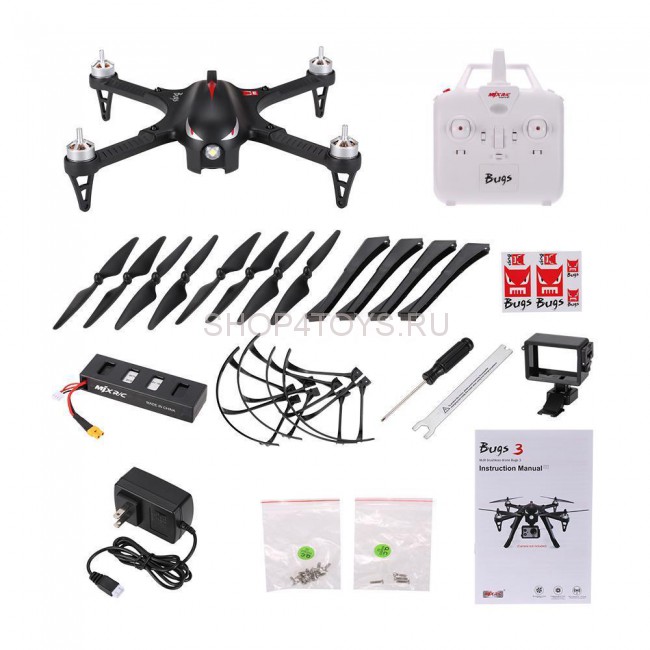 Радиоуправляемый квадрокоптер MJX R/C Black Bugs 3 Brushless 2.4G - MJX B3 Радиоуправляемый квадрокоптер MJX R/C Black Bugs 3 Brushless 2.4G - MJX B3