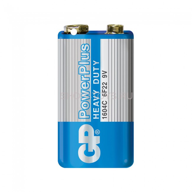 Батарея GP Крона Supercell 1604C-2S1 - 6F22-C Батарея GP Крона Supercell 1604C-2S1 - 6F22-C
