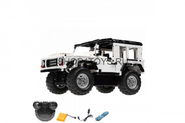 Конструктор Double E Cada Technics, модель Land Rover, 533 детали, пульт управления - C51004W Конструктор Double E Cada Technics, модель Land Rover, 533 детали, пульт управления - C51004W