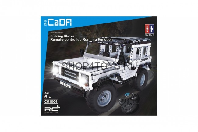 Конструктор Double E Cada Technics, модель Land Rover, 533 детали, пульт управления - C51004W Конструктор Double E Cada Technics, модель Land Rover, 533 детали, пульт управления - C51004W