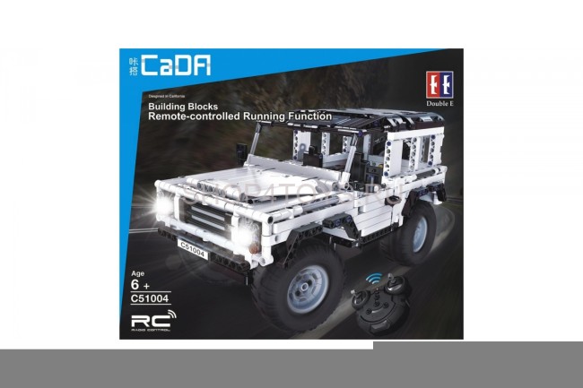 Конструктор Double E Cada Technics, модель Land Rover, 533 детали, пульт управления - C51004W Конструктор Double E Cada Technics, модель Land Rover, 533 детали, пульт управления - C51004W