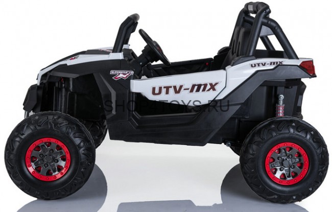 Двухместный полноприводный электромобиль White UTV-MX Buggy 12V 2.4G - XMX603-W Двухместный полноприводный электромобиль White UTV-MX Buggy 12V 2.4G - XMX603-W