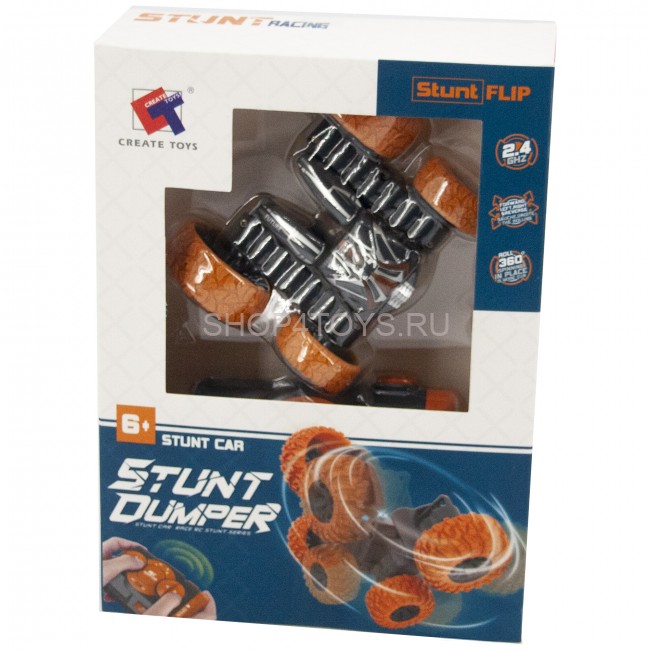 Радиоуправляемый перевертыш Orange Stunt Dumper Car 2.4G - CT-8034 Радиоуправляемый перевертыш Orange Stunt Dumper Car 2.4G - CT-8034