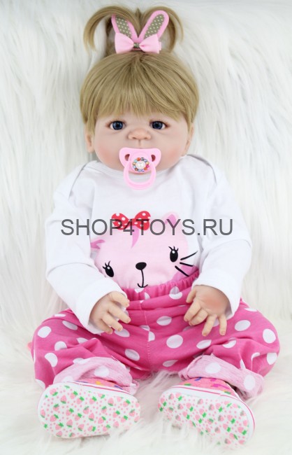 Реборн девочка Николь в костюмчике Реборн девочка Николь в костюмчике