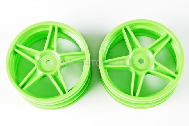 Диски пластиковые (2 штуки, перед, зеленые) - HSP06008P