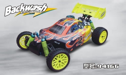 Радиоуправляемая багги с ДВС HSP Nitro Off-Road Buggy 4WD 1:10 - 94166 - 2.4G