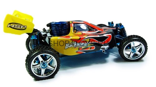 Радиоуправляемая багги с ДВС HSP Nitro Off-Road Buggy 4WD 1:10 - 94166 - 2.4G