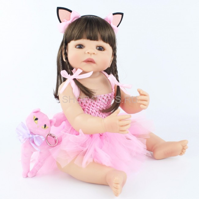 Реборн силиконовая девочка Эльмира