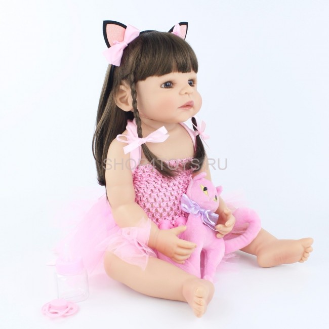 Реборн силиконовая девочка Эльмира