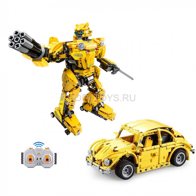 Радиоуправляемый конструктор CADA 2 в 1 трансформер B127-BeeBot (1124 детали) - C51029W Радиоуправляемый конструктор CADA 2 в 1 трансформер B127-BeeBot (1124 детали) - C51029W