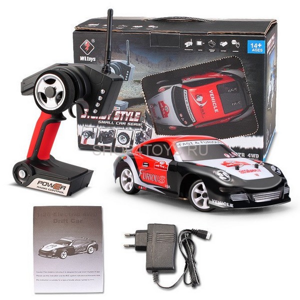 Радиоуправляемый автомобиль для дрифта WLtoys Drift Car 4WD K969 1:28 2.4G - K969 Радиоуправляемый автомобиль для дрифта WLtoys Drift Car 4WD K969 1:28 2.4G - K969