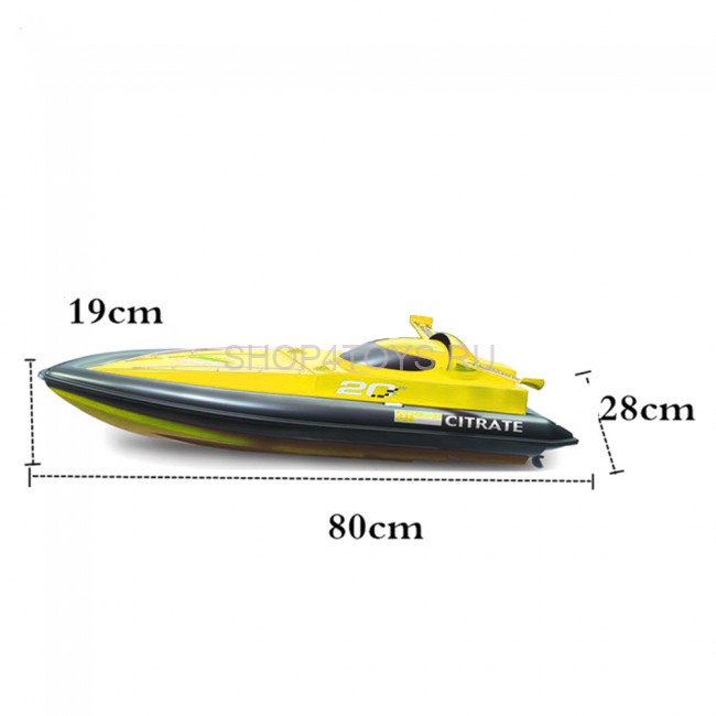 Радиоуправляемый катер Create Toys Yellow Fierce (80 см, 15 км/ч) - CT-3332K-YELLOW Радиоуправляемый катер Create Toys Yellow Fierce (80 см, 15 км/ч) - CT-3332K-YELLOW