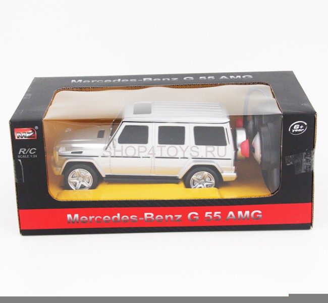 Радиоуправляемая машина Mersedes G55 Silver 1:24 - MZ-27029-S Радиоуправляемая машина Mersedes G55 Silver 1:24 - MZ-27029-S
