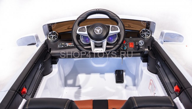 Детский электромобиль Mercedes-Benz SL65 White 12V 2.4G - XMX602-W Детский электромобиль Mercedes-Benz SL65 White 12V 2.4G - XMX602-W